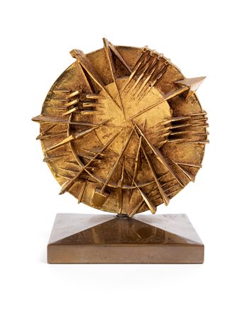 Arnaldo Pomodoro (Morciano Di Romagna, 1926 - 0) Disco 1985 Scultura in...