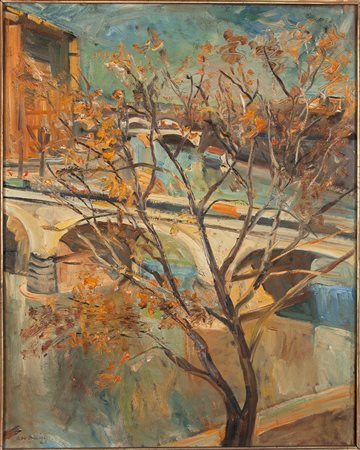 Aldo Pagliacci (San Benedetto del Tronto, 1913 - Forio, 1991) Veduta di Roma...