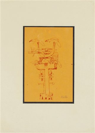 Mirko Basaldella (Udine, 1910 - Cambridge, 1969) Studio per una scultura 1964...