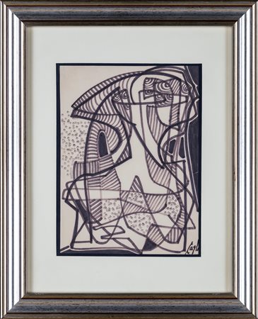 Corrado Cagli (Ancona, 1910 - Roma, 1976) Senza titolo Anni '40 Pennarello su...