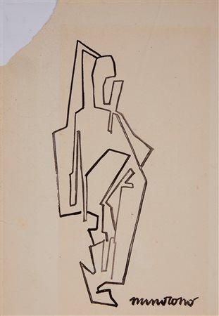 Mino Rosso (Castagnole Monferrato, 1904 - Torino, 1963) Senza titolo...