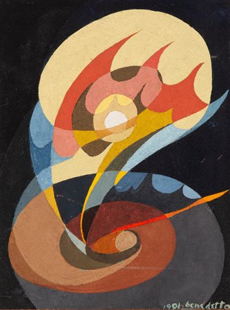 Enzo Benedetto (Reggio Calabria, 1905 - Roma, 1993) Infiorescenza Fantastica...