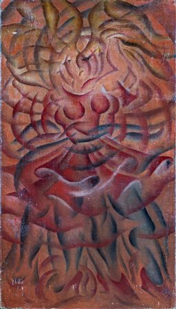 Luigi Rapuzzi (Sacile, 1905 - Milano, 1968) Ballerina 1926 Olio su tela cm...