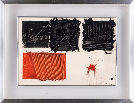 Emilio Scanavino (Genova, 1922 - Milano, 1986) Composizione 1968 Olio su...