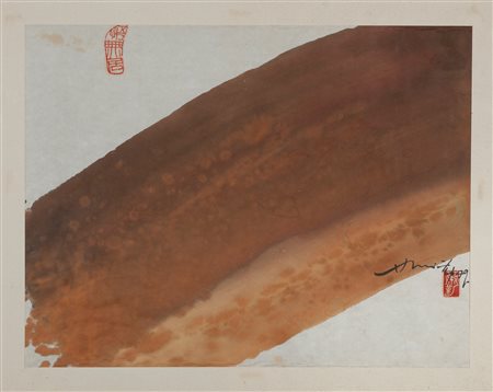 Hsiao Chin (Shangai, 1935 - 0) Senza titolo 1979 Acquarello su carta cm...