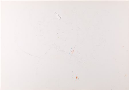 Tano Festa (Roma, 1938 - Roma, 1988) Senza titolo 1983 Pastelli su carta cm...