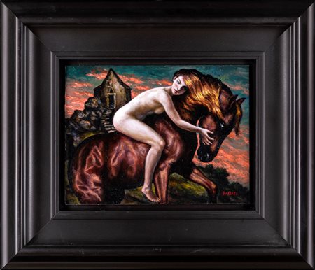 Marco Rossati (Reggio Emilia, 1943 - ) Valchiria 2015 Tempera grassa su...