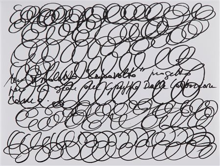 Michelangelo Pistoletto (Biella, 1933 - 0) Un Pistoletto "Capovolto" progetto...