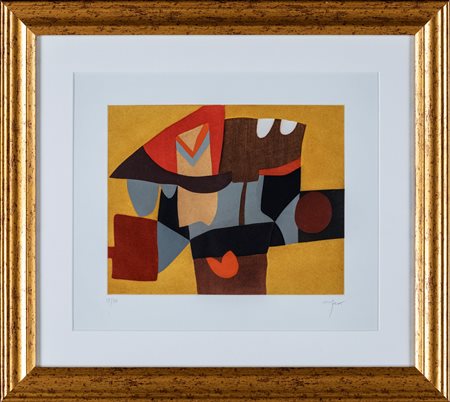 Afro Basaldella (Udine, 1912 - Zurigo, 1976) Le vampire 1975 Acquaforte cm...