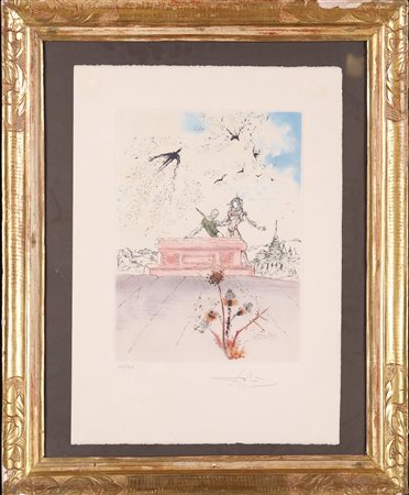 Salvador Dalì (Figueres, 1904 - Figueres, 1989) Senza titolo...