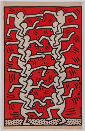 Keith Haring (Reading, 1958 - New York, 1990) Senza titolo 1984 Stampa...