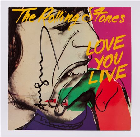 Andy Warhol (Pitsburg, 1928 - New York, 1987) Cover dell'Album The Rolling...