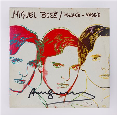 Andy Warhol (Pitsburg, 1928 - New York, 1987) Cover dell'Album Miguel Bosé...