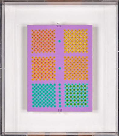 Almir Mavignier (Rio de Janeiro, 1925 - Amburgo, 2018) Carta de colores 1977...