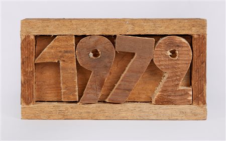 Mario Ceroli (Castel Frentano, 1938 - 0) Senza titolo - 1972 1972 Scultura...