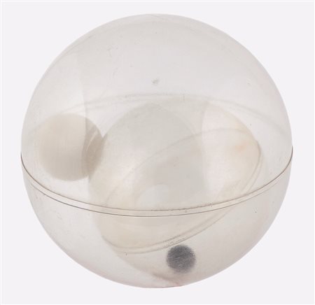 Bruno Munari (Milano, 1907 - Milano, 1998) Sfera Doppia 1963 Scultura cm 15 Ø...