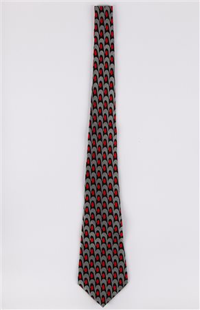 Yves Saint Lauren Cravatta 1969 Firmata, datata e dedicata "Pour Alviani,...