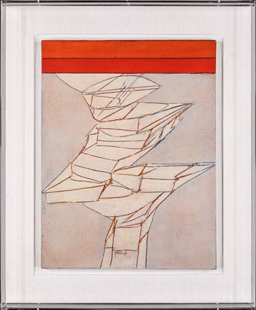 Achille Perilli (Roma, 1927 - Orvieto, 2021) Monumento al mandarancio 1967...