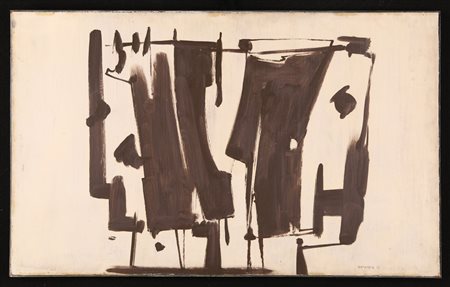 Pietro Consagra (Mazara del Vallo, 1920 - Milano, 2005) Fondo bianco 1958...