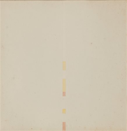 Antonio Calderara (Abbiategrasso, 1903 - Lago d'Orta, 1978) Rosso Giallo 1967...