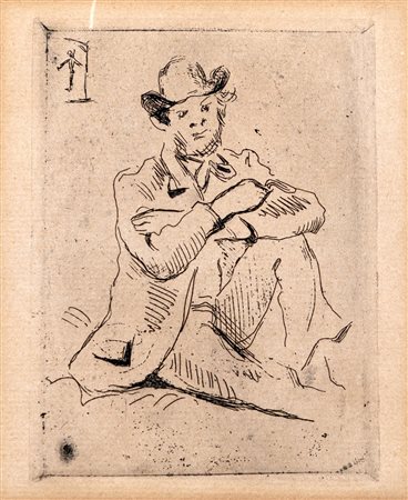 Paul Cézanne (Aix-en-Provence, 1839 - Aix-en-Provence, 1906) Ritratto di...