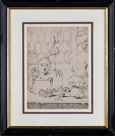 Eugene Bermann (San Pietroburgo, 1899 - Roma, 1972) Senza titolo 1949 China...