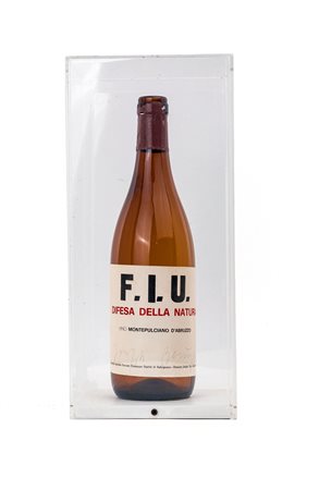 Joseph Beuys (Krefeld, 1921 - Düsseldorf, 1986) Wine Bottle F.I.U 1981-83...