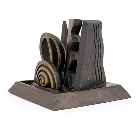 Luigi Campanelli (Acqualagna, 1943 - ) Meridiana Scultura in bronzo cm...