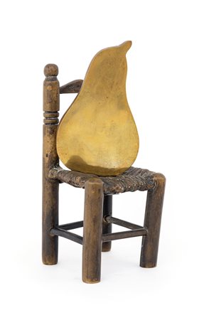 Concetto Pozzati (Vo', 1935 - Bologna, 2017) In posa Scultura in bronzo...