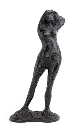 Aligi Sassu (Milano, 1912 - Pollenca, 2000) Venere Scultura in bronzo a cera...
