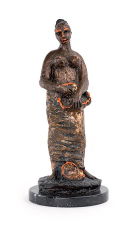 Salvatore Fiume (Comiso, 1915 - Milano, 1997) Venditrice di conchiglie...