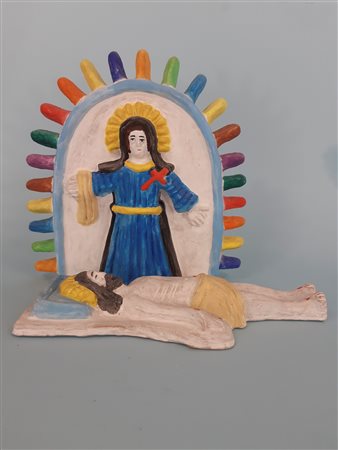 Giacomo Iudici - Fischietto raffigurante Addolorata con Cristo morto