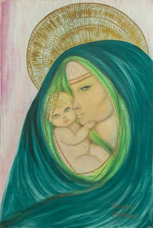 NOVELLA PARIGINI (1921-1993) <br>Madonna con 
