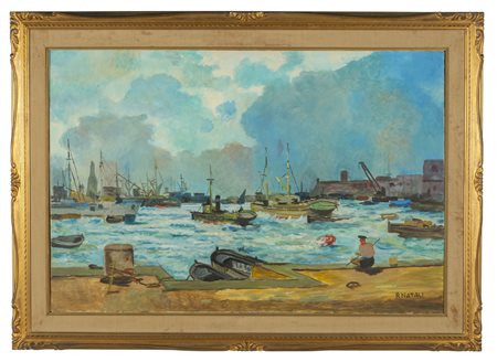 RENATO NATALI (1883-1979) <br>Visione, vecchio 