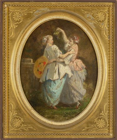 BESSON FAUSTIN (-) <br>Ragazze danzanti<br>olio 