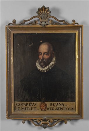 "Ritratto di Gotardus Reyna" olio d.to 
