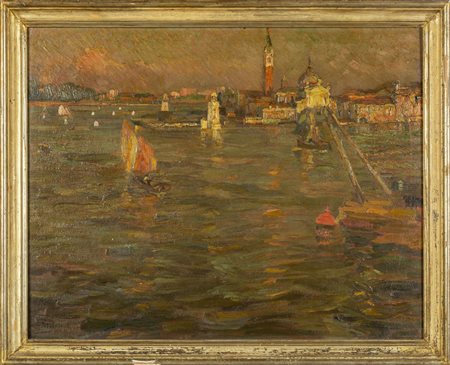 ALESSANDRO MILESI (1856-1945) <br>San Giorgio e 