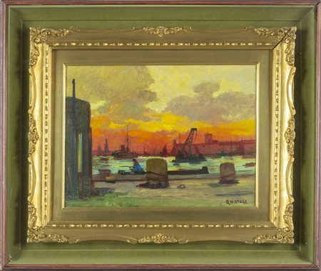 RENATO NATALI (1883-1979) <br>Tramonto al 