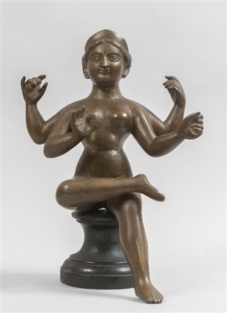 Divinità orientale in bronzo