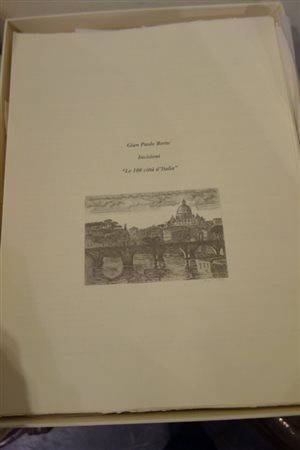"Cento città una nazione" libro contenente cento 