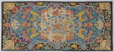 Testata da letto a piccolo punto con al centro 