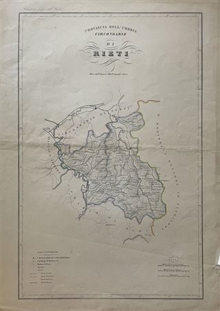 Circondario di RIETI<br>Tratta dall' "Atlante 