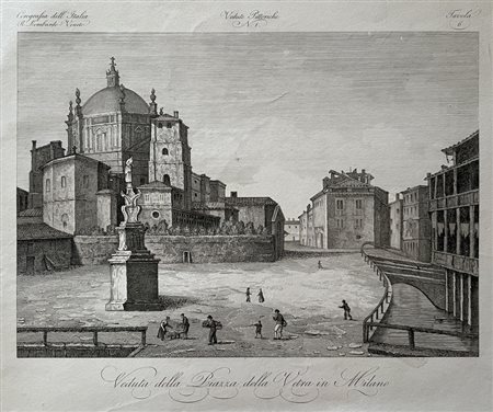 Veduta della Piazza della Vetra in 