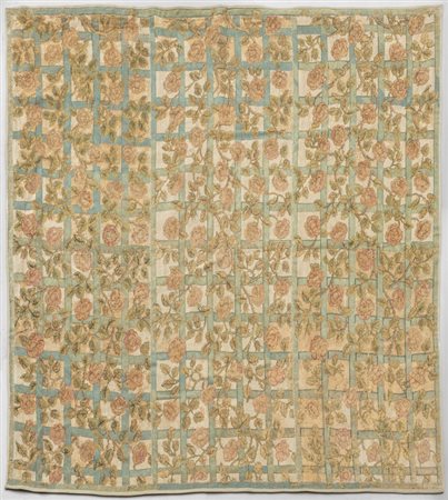 Tappeto a piccolo punto raffigurante pergolato di 