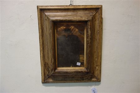 Piccola specchiera in legno laccato, 