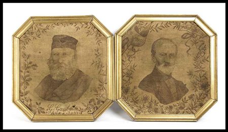 ITALIA, REGNO<br>Coppie di ritratti patriottici, 1860 ca.