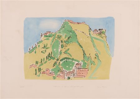 Taormina - La collina vista dal teatro greco