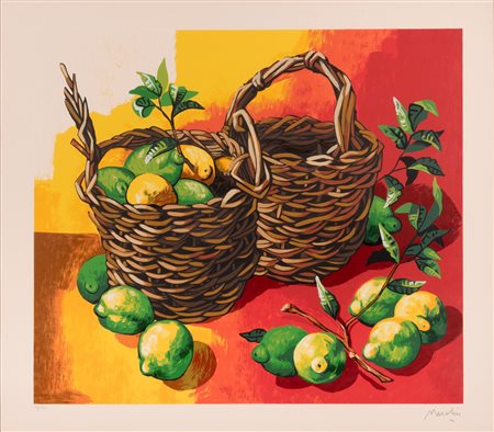 Natura morta con limoni