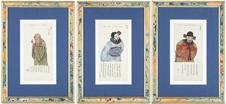 TRE DIPINTI SU CARTA