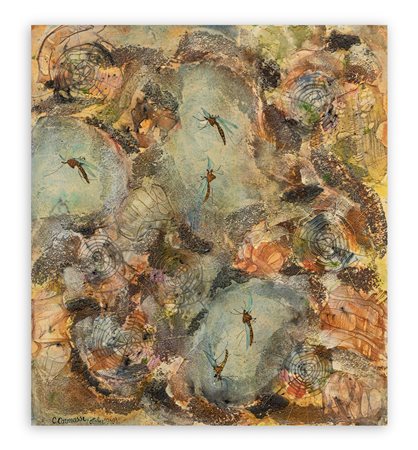 CORRADO CARMASSI (1893-1982) - Grande stagno, 1969